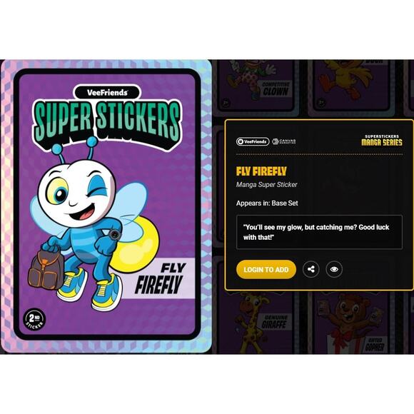 Garyvee Veefriends Road to Veecon Fly Firefly Core Pin -Multiple Available - Picture 7 of 7